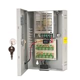 VideoSecu 10 Channel Output 12 V DC CCTV Distribution Power Supply Box for Security Cameras PW95 A43