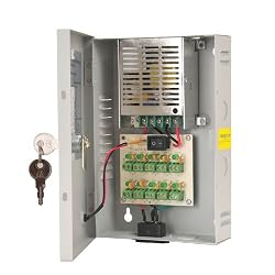 VideoSecu 10 Channel CCTV Distributed Power Supply Box for CCTV DVR Security Camera Surveillance System A43