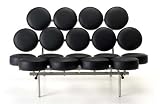 Fine Mod Circle Sofa, Black