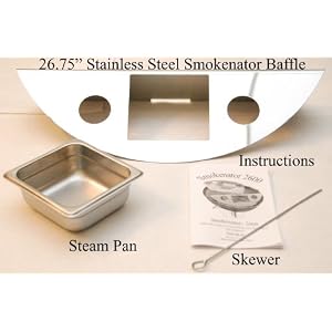 Smokenator 2600 Transform Your 26.75 Inch Weber Kettle Into a Smoker