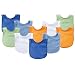 Luvable Friends 10 Pack Baby Bibs Value Pack, Assorted Colors