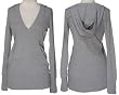 ROMEO & JULIET COUTURE Jersey Pull-Over Tunic Hoodie