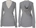 ROMEO & JULIET COUTURE Jersey Pull-Over Tunic Hoodie
