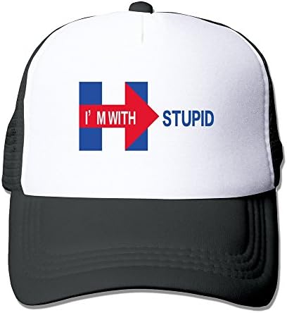 Cool Anti Hillary Clinton Adult Baseball Trucker Hat Cap One Size Black
