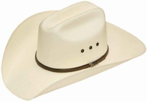 Twister Men's 5X Shantung Double S Straw Cowboy Hat
