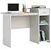Student Dorm Home Office Laptop Computer Modern Wood Workstation Desk White