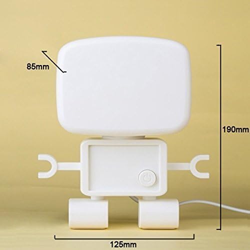 Eallc Intelligent Sound Control Light-operated 6 LED Robort night light--bedroom/Bedside sensor 220V High brightness lamp / Bedside lamp / High brightness LED Desk lamp