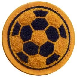 Buy 6 Inch Soccer ball Chenille Patch by Varsity Sports Apparel