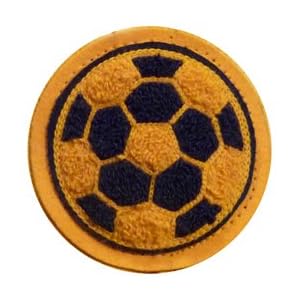 Buy 6 Inch Soccer ball Chenille Patch by Varsity Sports Apparel