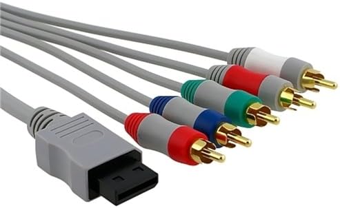 CommonByte Component HDTV 5- RCA AV Adapter Cable for Nintendo Wii