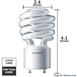 Philips 23w 120v GU24 EL/mDT 4100k Cool White Fluorescent Light Bulb