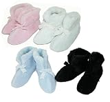 Luxury Boot Slippers - Embossed Velour - by Dearfoams