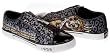 CHRISTIAN AUDIGIER Lowkey Ed Hardy Mens Shoes Leopard Print Tiger Black/Grey