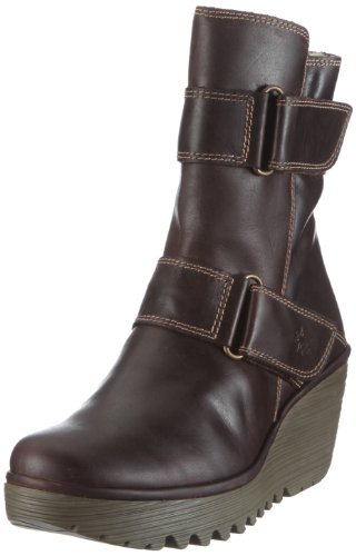Fly London YAKI WARM P500242, Damen Stiefel, Braun (dk brown 000), EU 40