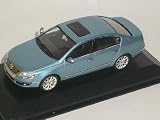 VW VOLKSWAGEN PASSAT SALOON CAR LIGHT BLUE 2008 1/43 MINICHAMPS MODEL CAR SPECIAL OFFER