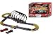 Wingo Life Like F1 Racer with Death loops - Adjustable Giant Premium Slot car Track set with Turbo booster - AC powered Electric Slot Car Race Set - 30ft Long