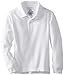 Nautica Boys' Uniform Long Sleeve Pique Polo