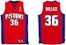 Detroit Pistons Red Swingman Alternate Jersey - Rasheed Wallace - 3XL