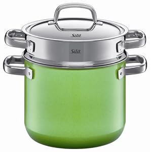 Lemon Green Silit 3-3/4-Quart Pasta Pot