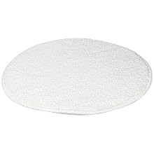 Rubbermaid Commercial FGP25700 Low-Profile Bonnet, 17" Diameter, White