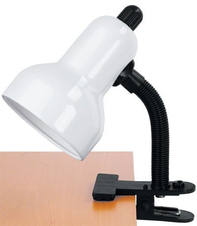 lamps beautiful contemporary office or home study white gooseneck clip reading light by litesource–excellent customer service–see our feedback.