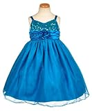 Princess Faith Sequin Bloom Dress (Sizes 4 - 6X)