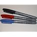3 x Signature (Sharpie Style) RED, BLACK & BLUE Permanent Markers CD DVD Pens Medium Point