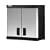 Stanley Tools and Consumer Storage 716201R 16-1/4-Inch Deep Wall Cabinet
