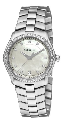 Ebel  Women's 9954Q34/99450 Classic Sport Mother-Of-Pearl Dial Diamond Watch