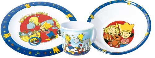 Dinico 3999017 - Kleiner König Geschirrset 3-teilig