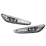 02-05 BMW E46 3-Series 4DR Sedan Side Marker Lights - Crystal Clear(2002 2003 2004... by ProMotoring