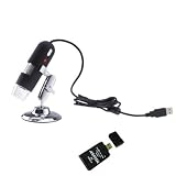 800X 2MP 8-LED USB 2.0 Digital Microscope endoscope With Tripod Plus AGPtek® USB All-in-one Card Reader