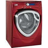 GE Profile : WPDH8800JMV 27in Energy Star Colossal Capacity Frontload Washer - Vermilion Red