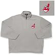 Cleveland Indians MLB "Glacier" Fleece Pullover Sweatshirt (Heather)