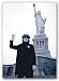 John Lennon, Statue of Liberty by Bob Gruen 34"x24" Art Print Poster