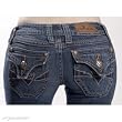 Sang Real by Miss Me Women's Jeans Bootcut Low Rise in King Leopold II