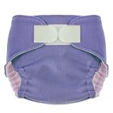 Swaddlebees Aplix Merino Wool Diaper Covers, Small, Dusky Blue