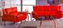 3ps NEW CONTEMPORARY ITALIAN LEATHER SOFA SET-E9908