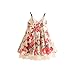 Mud Kingdom Floral Girls Party High Low Boho Dress Midi Length Sleeveless Vintage Beach Holiday