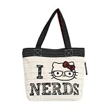 Hello Kitty I Love Nerds Canvas Tote Bag Review