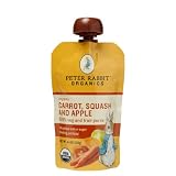 PeterRabbitOrganics,Carrot,SquashandApplePuree,4.4-OuncePouches(Packof10)