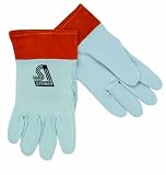 Steiner 0221L TIG Gloves, Split Deerskin, Unlined, 2-Inch Cuff, Large