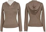 KERSH Cashmere Blend Hooded Pullover