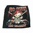 "No Guts - No Glory" Black Skull Pirate T-Shirt Large