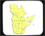 Mouse Pad with map, canada, quebec