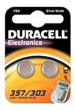 Duracell Batterie Elektronik 357/303 Silberoxydknopfzelle (SR44) 1,5V 2St