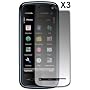 3 Pack of Premium Reusable LCD Screen Protector for Nokia XpressMusic 5800 [Accessory Export Packaging]