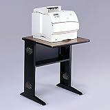 Fax/Printer Stand w/Reversible Woodgrain Top/Black Base, 24wx28dx30h
