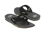 Reef Mens Fanning Pop Top Sandals - Black X 10 Size