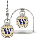 Washington Huskies Stainless Steel Pocket Watch